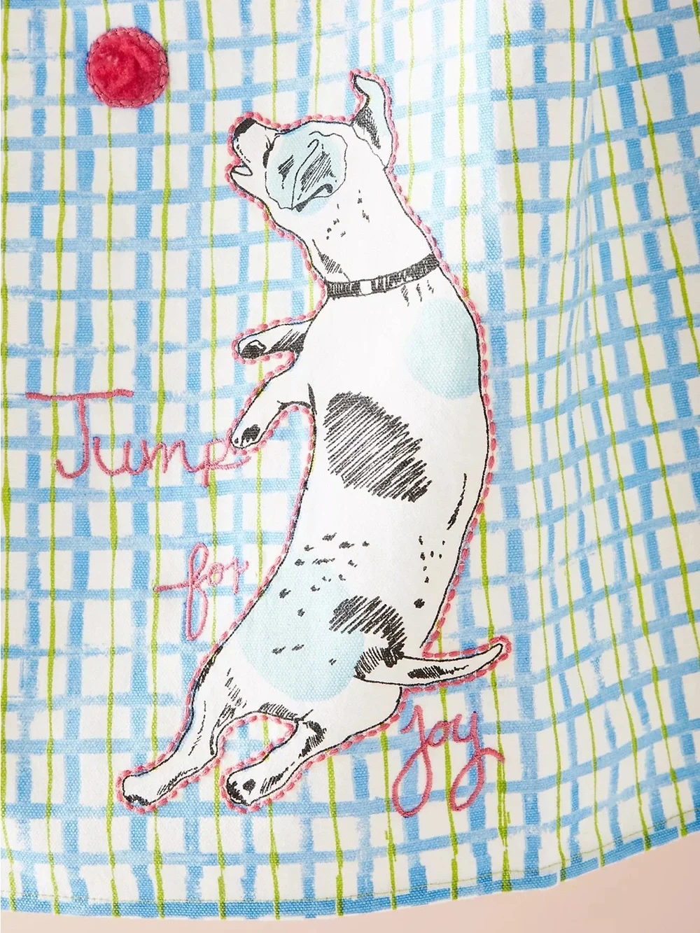 New🌟Anthropologie-Playful Pup Dish Towel